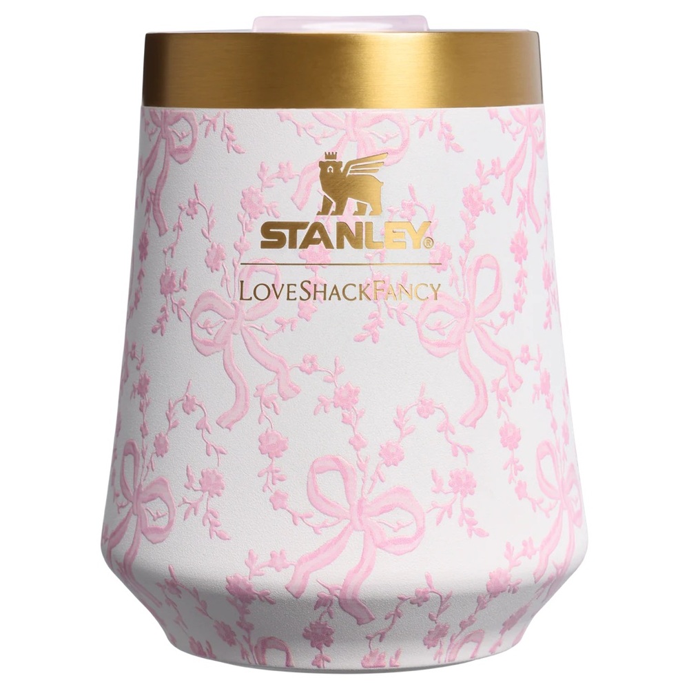 NWOT Stanley x LoveShackFancy Holiday The Reserve Wine Tumbler | 11 OZ